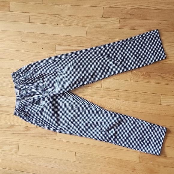Brandy Melville John Galt Gingham Tilden Pants, One Size - Picture 4 of 10